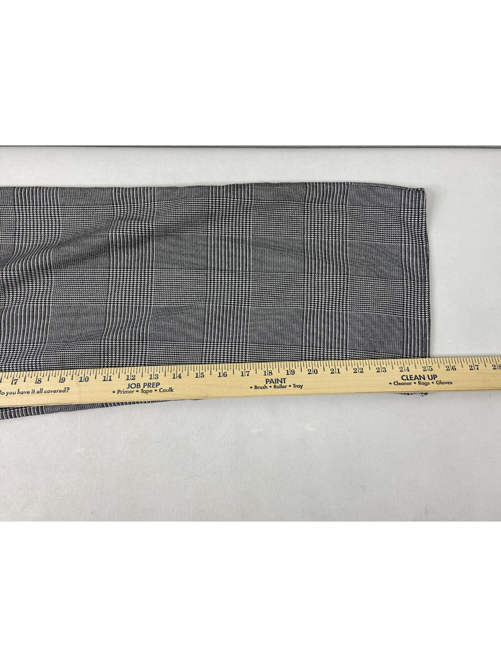 Art Class Women Large Houndstooth Plaid Pants Wide Leg Elastic Waist Tie Belt - Picture 7 of 9